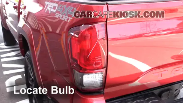 2016 Toyota Tacoma SR5 3.5L V6 Crew Cab Pickup Lights Tail Light (replace bulb)
